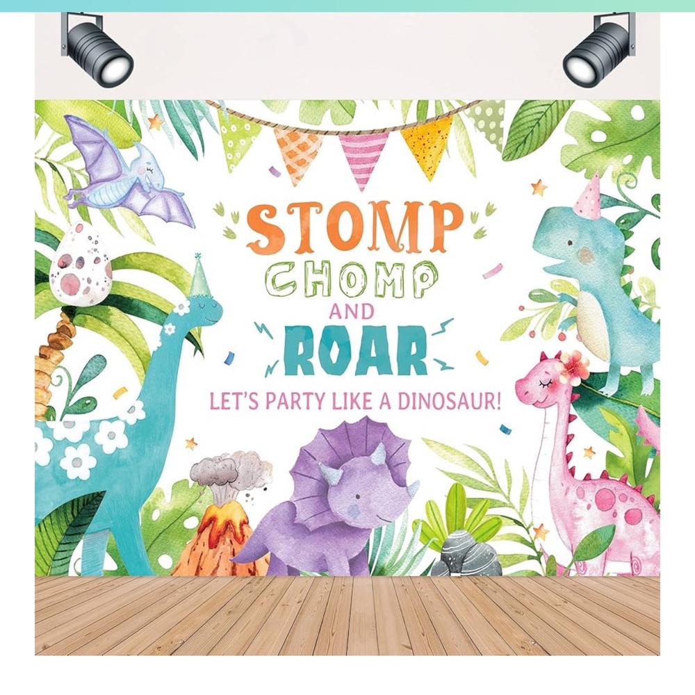 Dinosaur Party Decor - Multicolor (Rare Items)